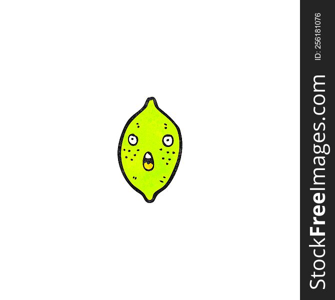 cartoon lime