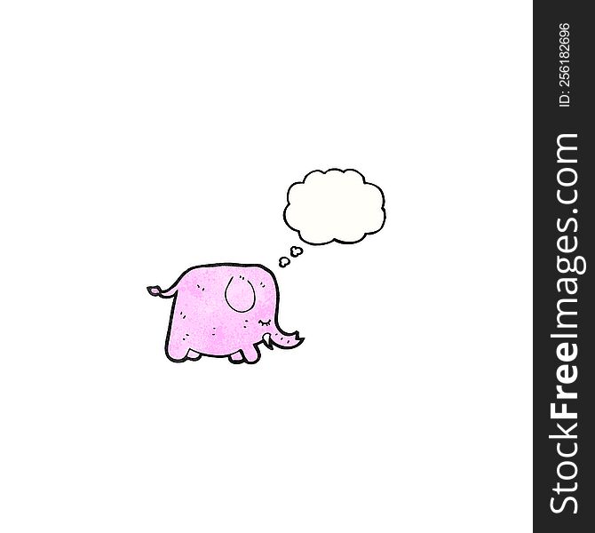 pink elephant cartoon