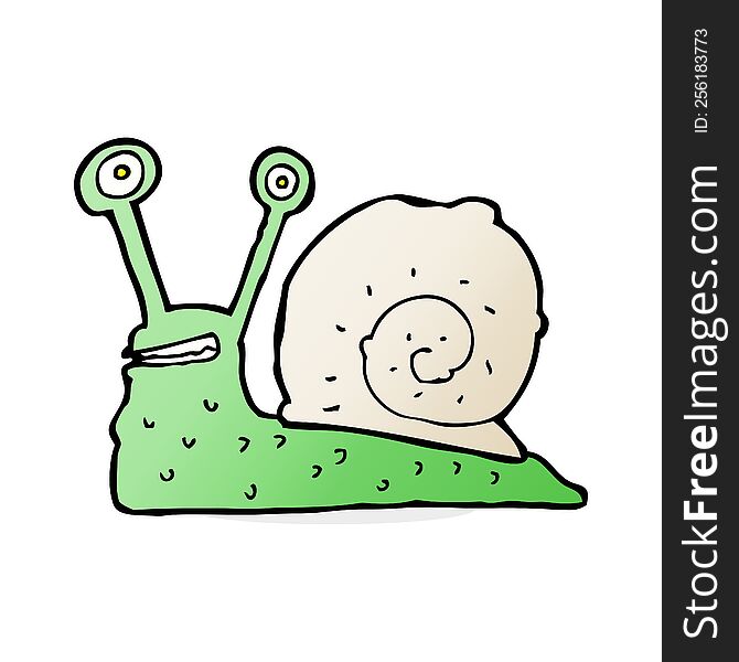 Cartoon Snail