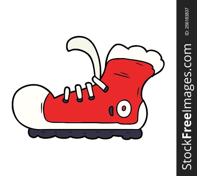 cartoon sneaker. cartoon sneaker