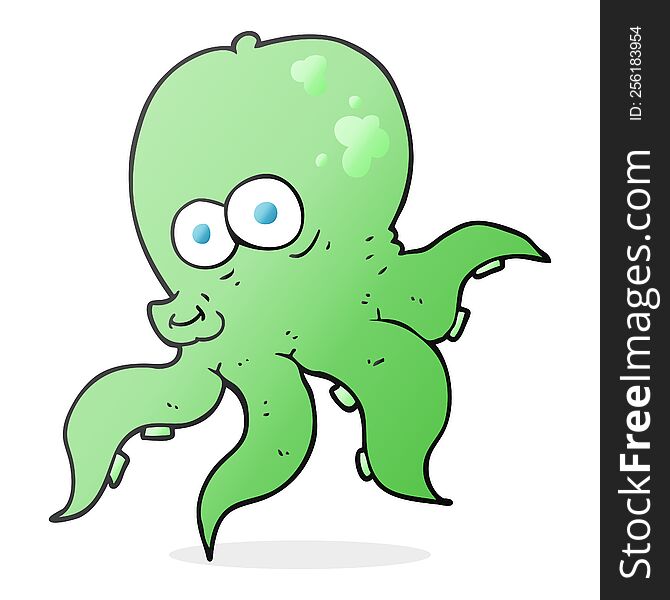 Cartoon Octopus