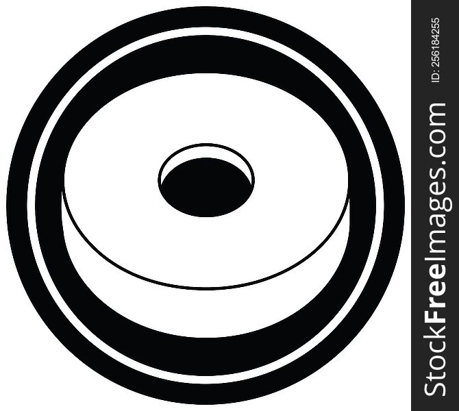 Donut Graphic Circular Symbol