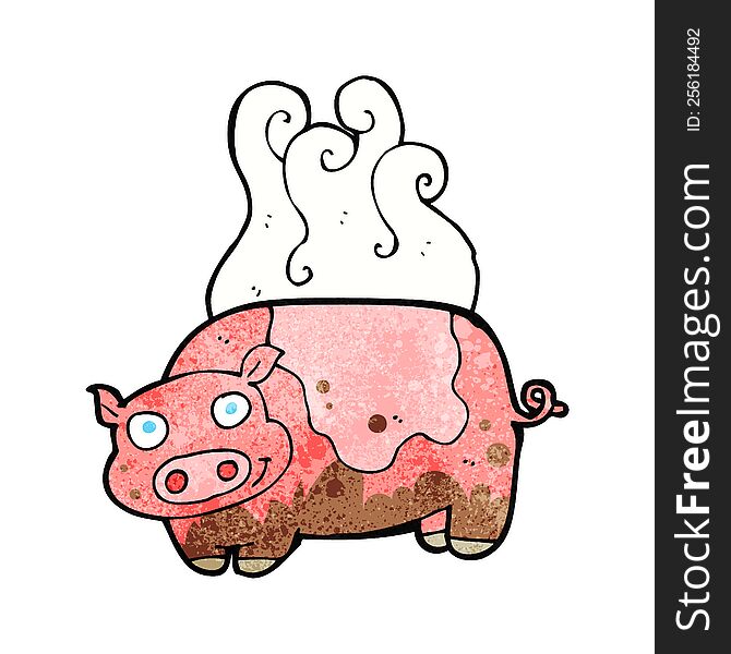 Cartoon Muddy Pig