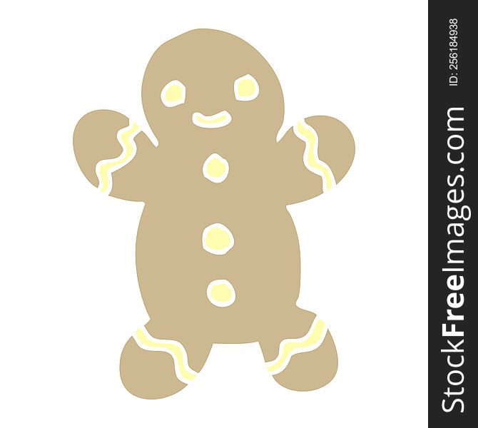 cartoon doodle christmas gingerbread