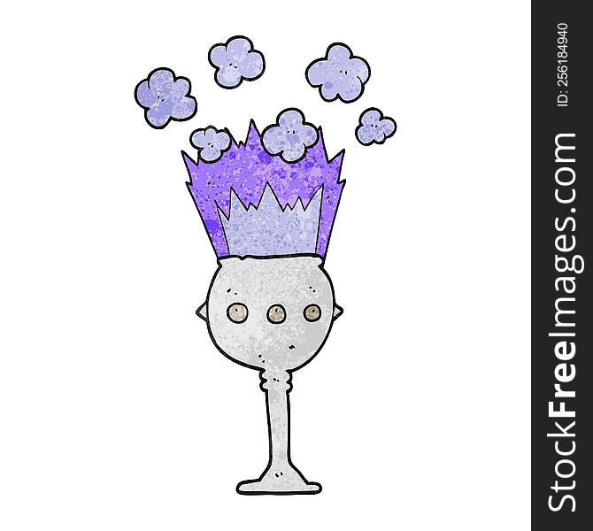 freehand drawn texture cartoon magic goblet