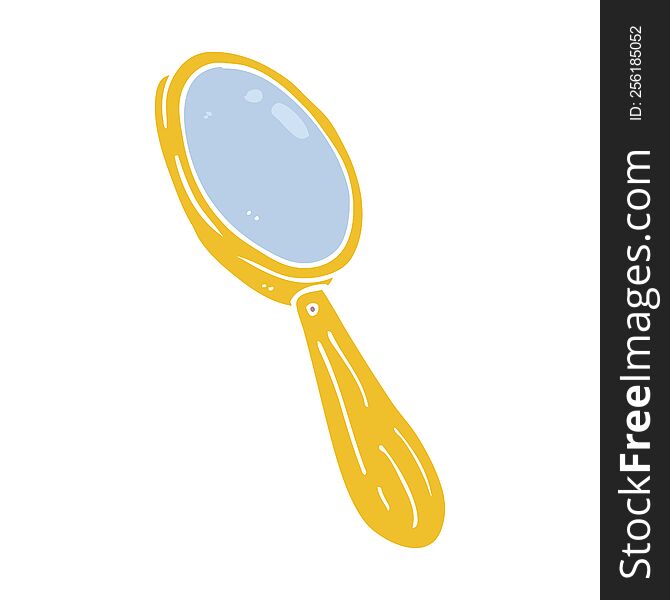 cartoon doodle magnifying glass
