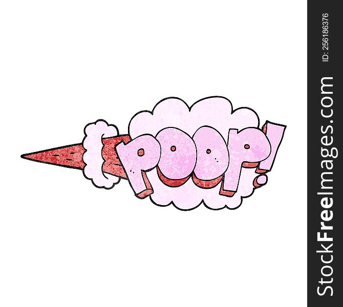 freehand textured cartoon poop explosion