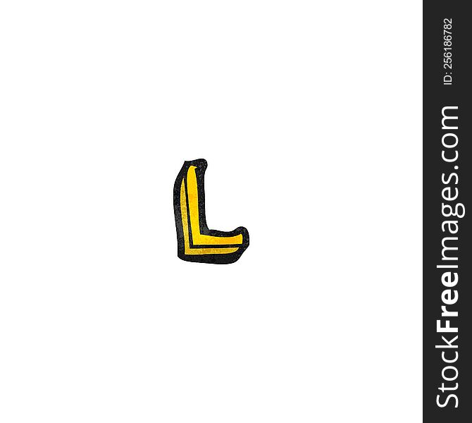 Cartoon Letter L