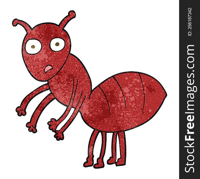 Textured Cartoon Ant