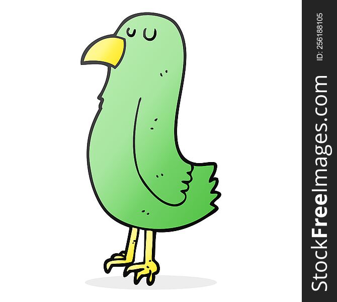 cartoon parrot