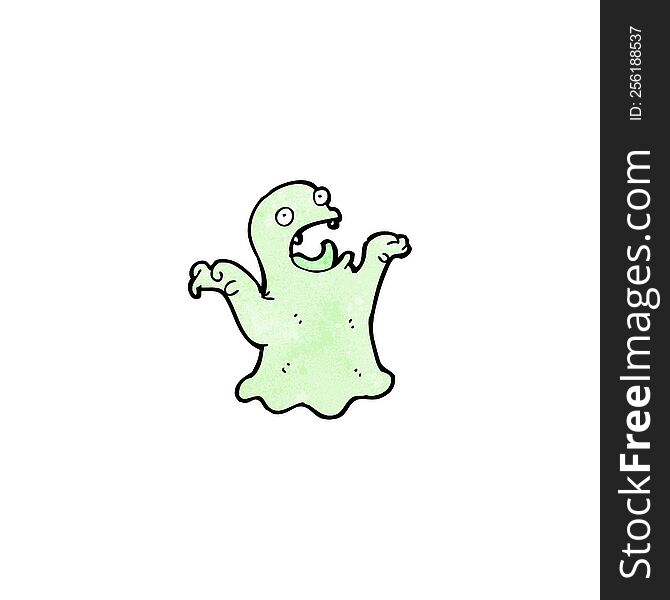 cartoon spooky ghost