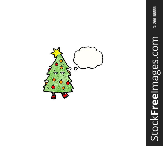 christmas tree costume cartoon