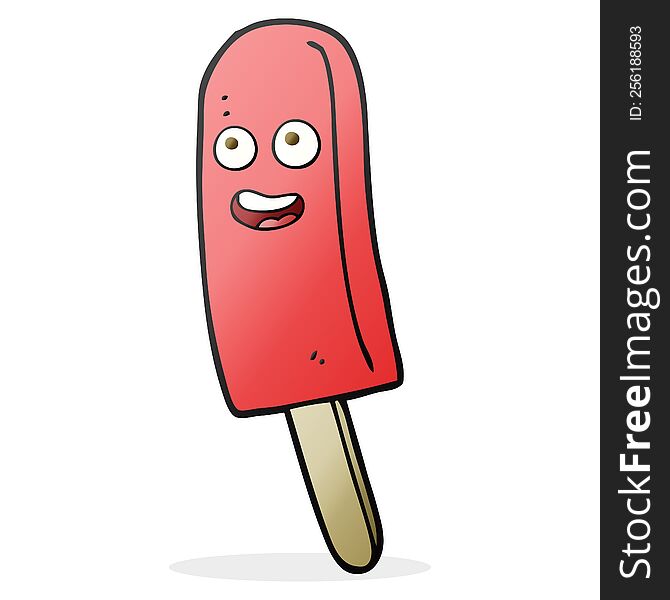 Cartoon Ice Lolly