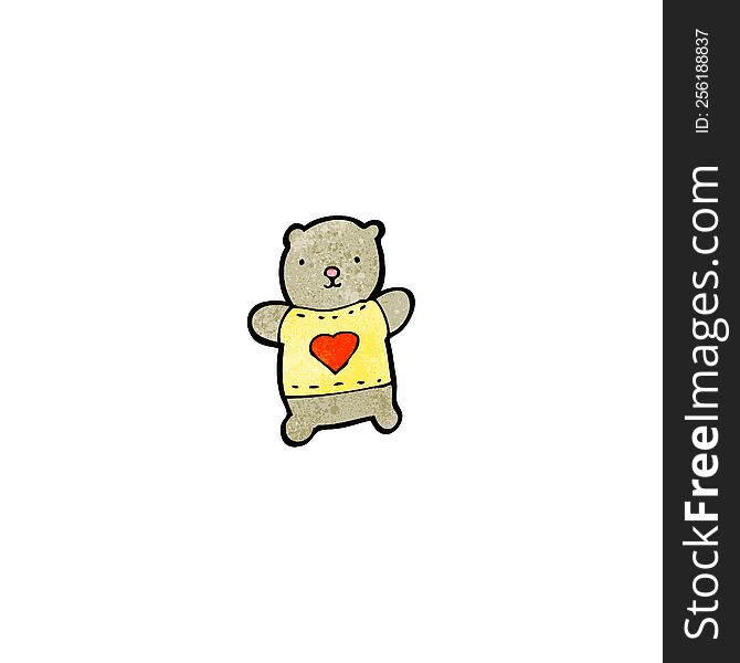 Cartoon Little Teddy Bear