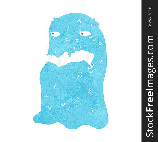 cartoon gross ghost