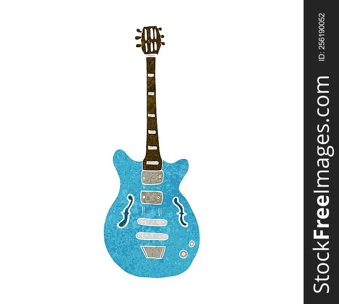 Cartoon Electric Guitar