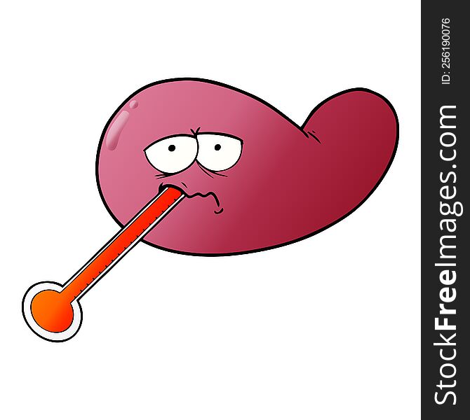 cartoon ill gall bladder. cartoon ill gall bladder