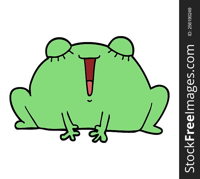 cute cartoon frog