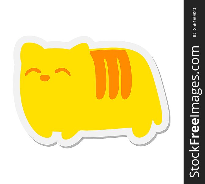 Loaf Cat Sticker