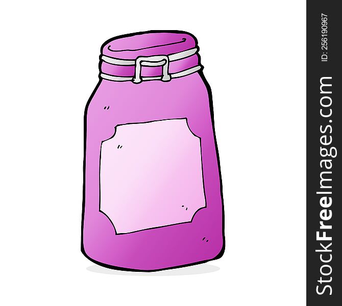 cartoon jar