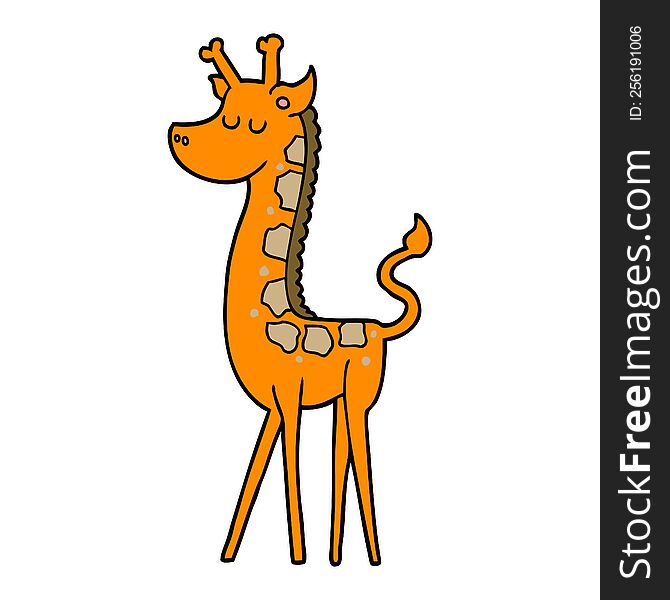 Cartoon Giraffe