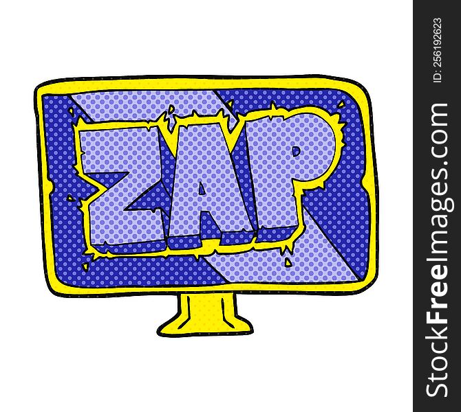 Cartoon Zap Screen