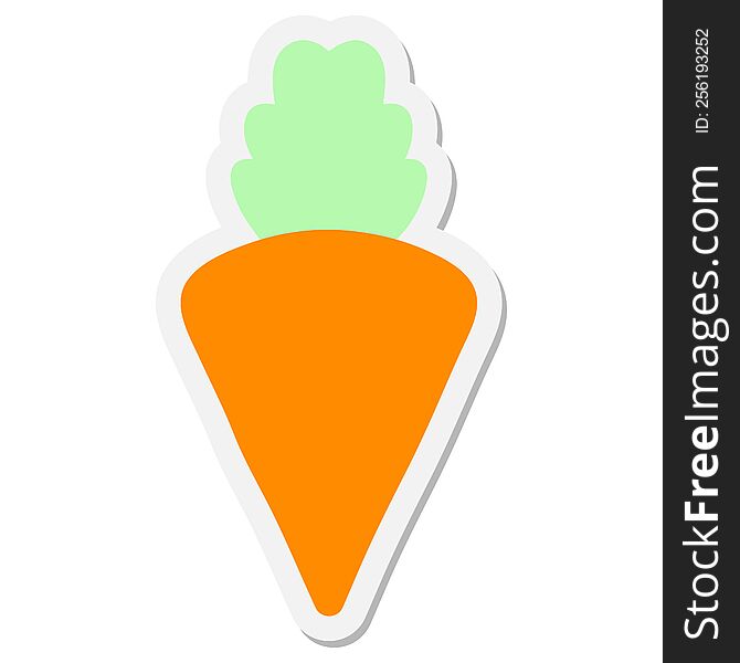 tasty looking carrot sticker