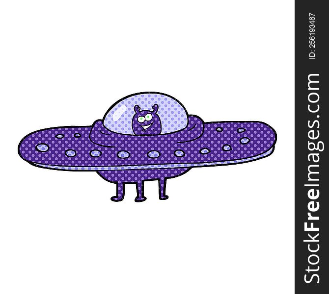 Cartoon Flying Saucer