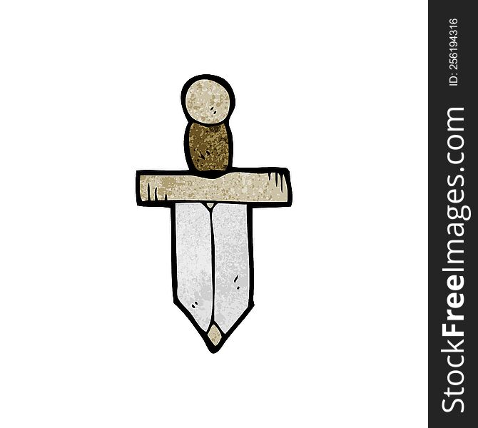 cartoon dagger