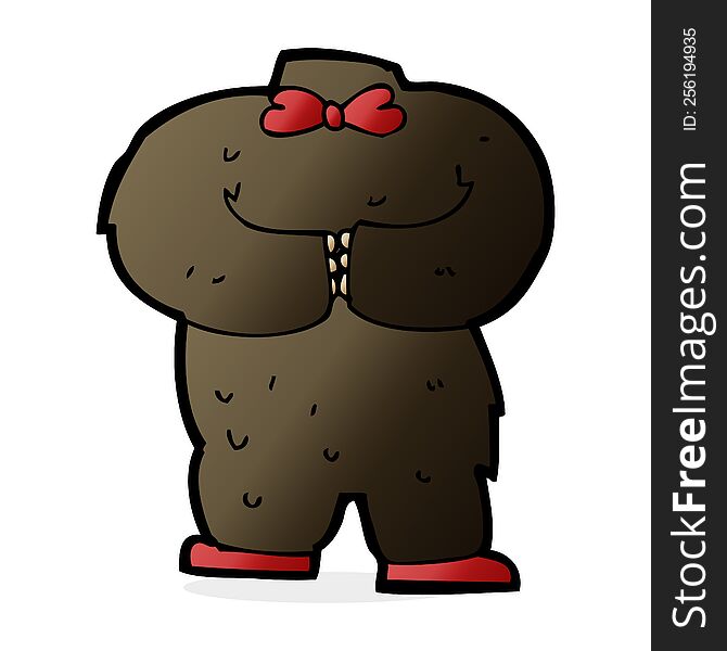 Cartoon Teddy Bear Body (mix And Match Or Add Own Photos