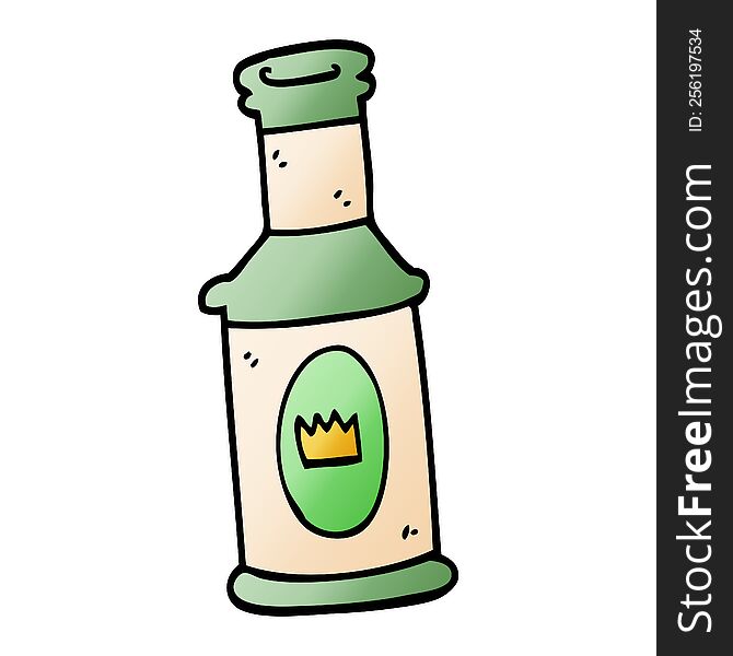 Cartoon Doodle Alcoholic Drink