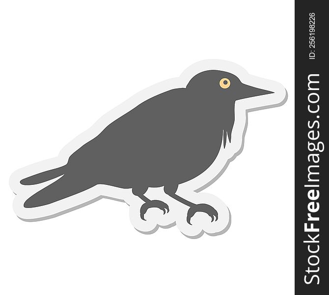 Crow Sticker