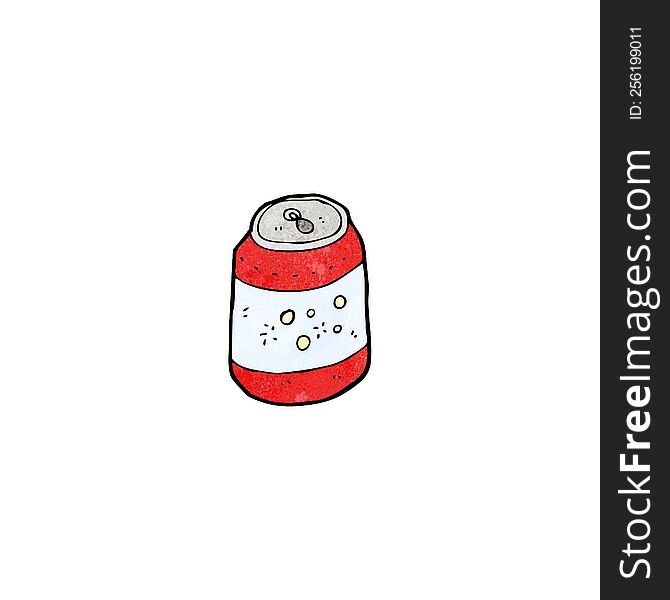 cartoon soda can