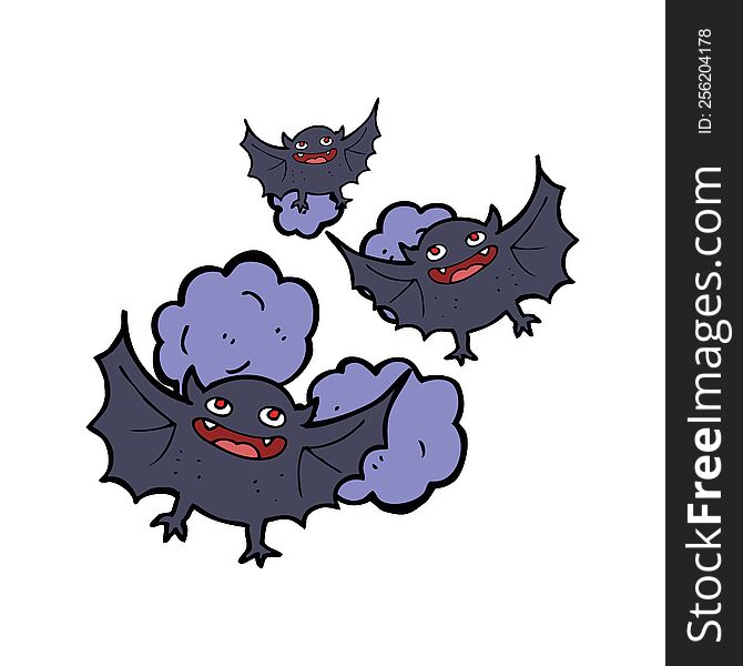 cartoon vampire bats