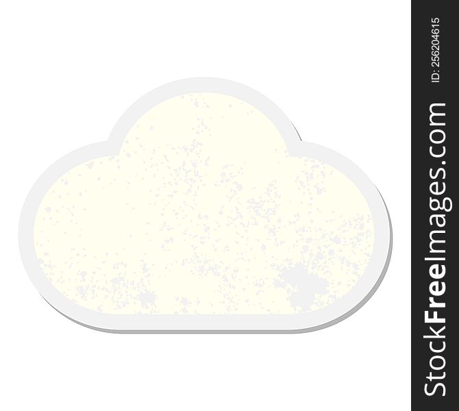cloud grunge sticker