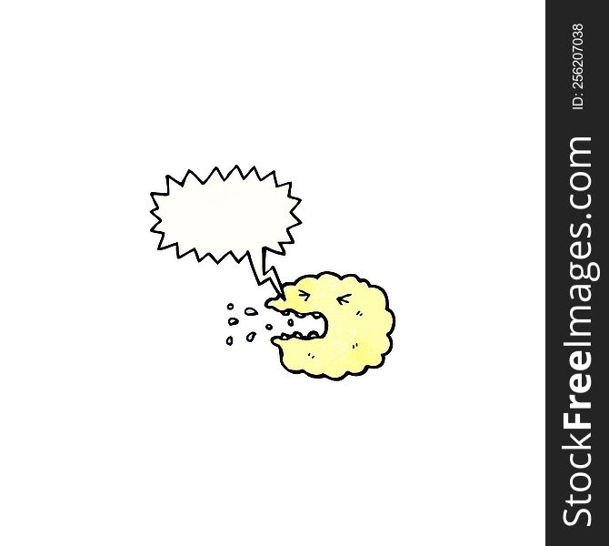 Sneezing Cloud Cartoon