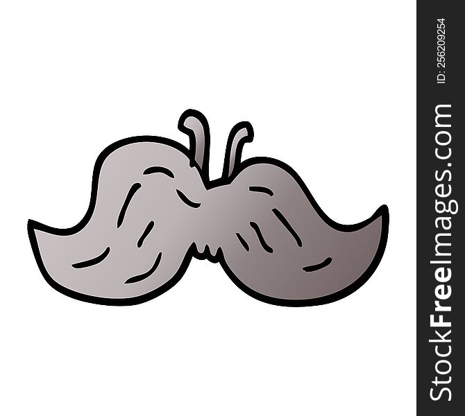 cartoon doodle of a mustache
