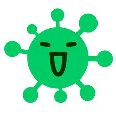 Free Simple Happy Face Enjoying Icon Stock Images - 256215734