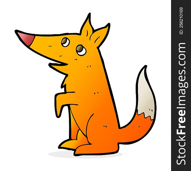 Cartoon Fox Cub