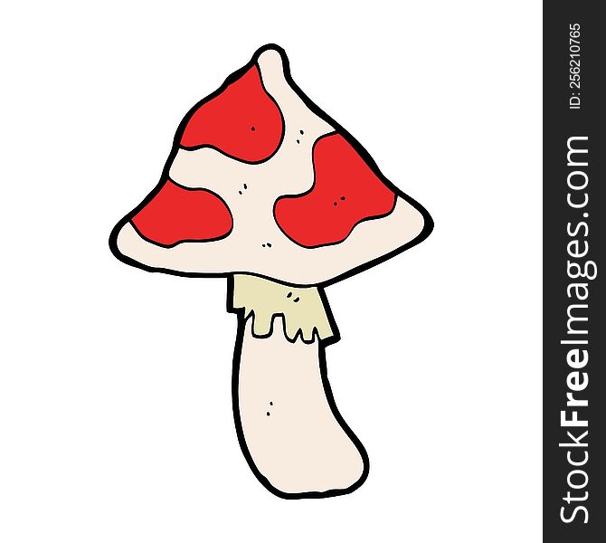 cartoon toadstool