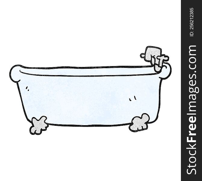 Textured Cartoon Bath