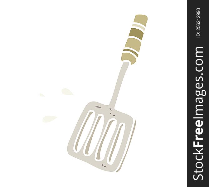 flat color style cartoon kitchen spatula tool