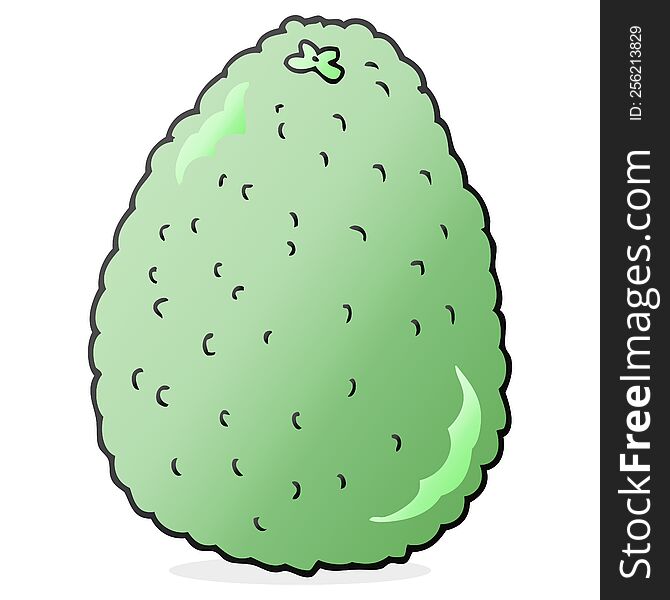 Cartoon Avocado