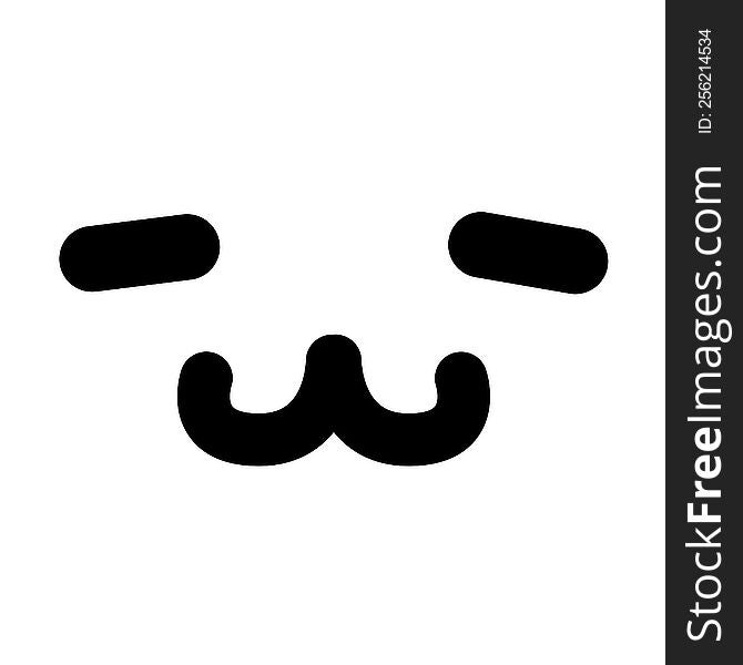 content pet animal face icon