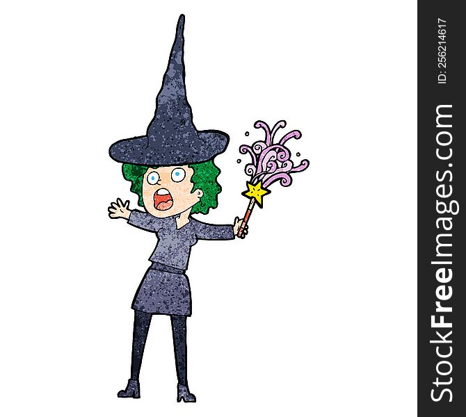 Cartoon Halloween Witch