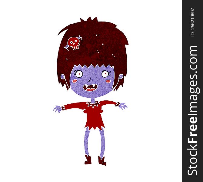 cartoon vampire girl