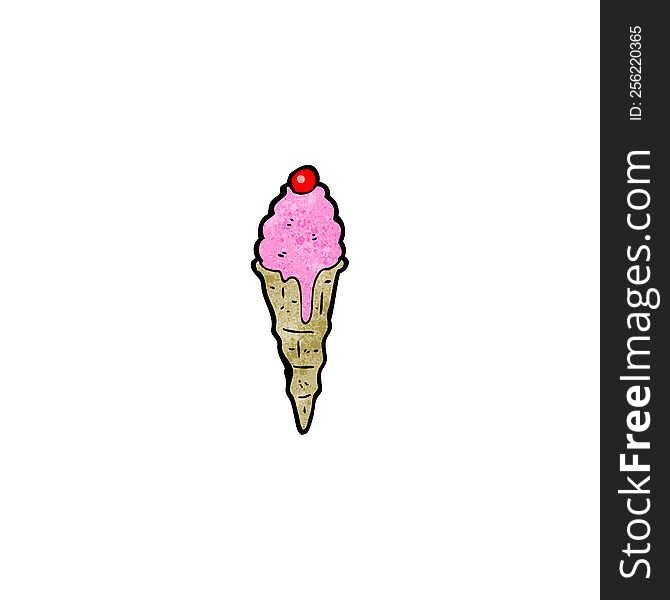 Cartoon Ice Cream Cone