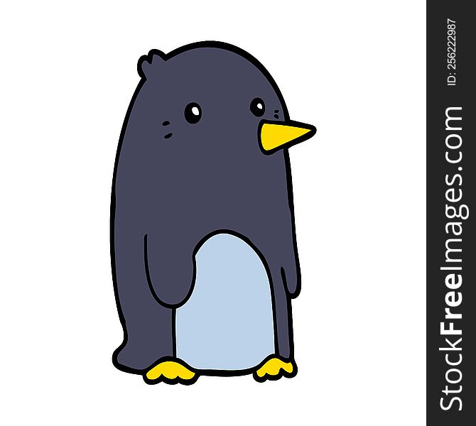 cartoon penguin