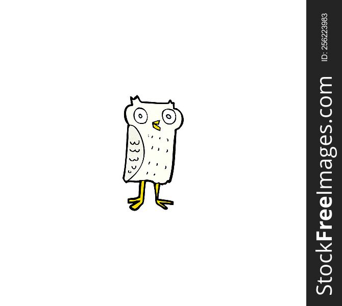 cartoon little owl