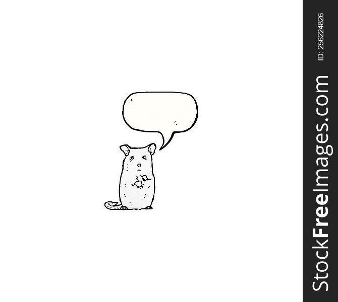 Cute Talking Mouse Cartoon